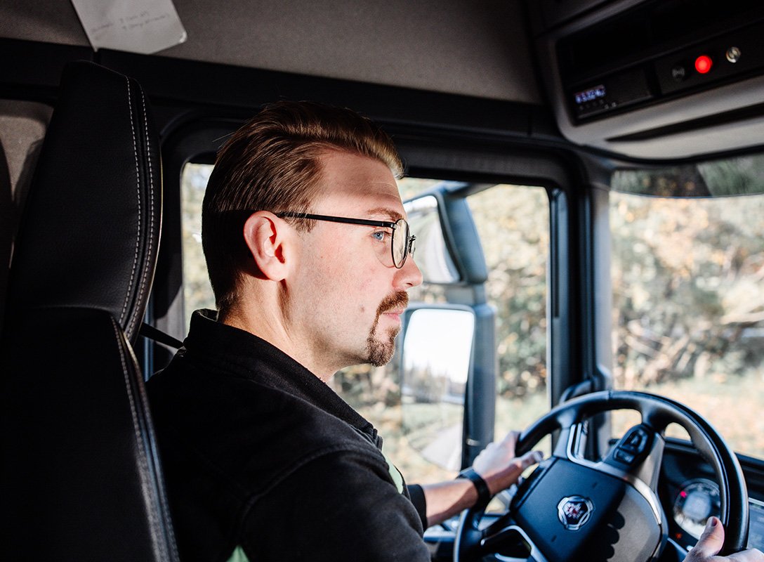 Din rol som lastbilschaufför